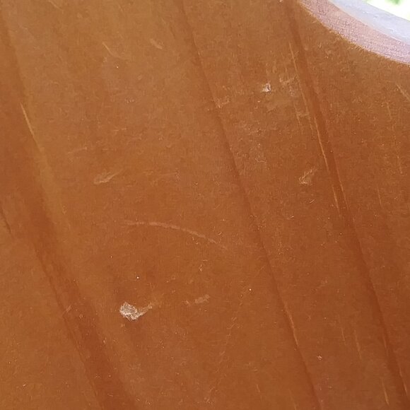 VTG hand crafted artist signed wood half bucket with handle primitive farmhouse - Picture 15 of 16